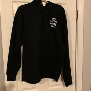 Anti Social Social Club logo hoodie